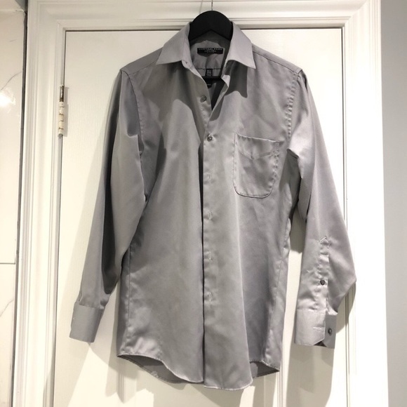 Grey Button Down - Picture 2 of 4